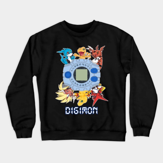 Digimon seasons Crewneck Sweatshirt by sarahchibi